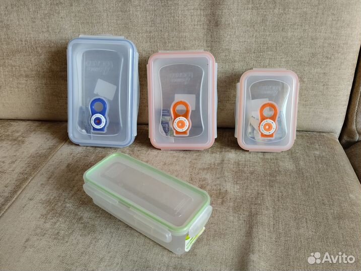 Контейнеры пищевые (новые) 4шт