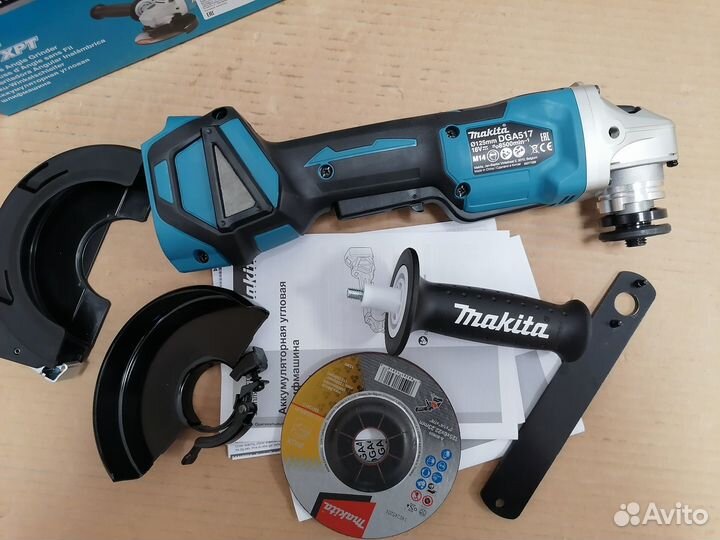 Аккумуляторная ушм Makita DGA517z (новая)