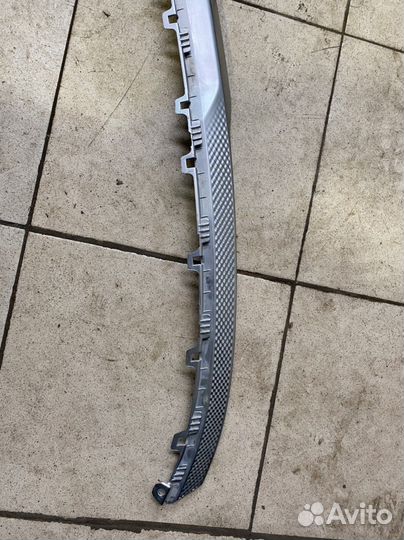 Накладка переднего бампера киа селтос