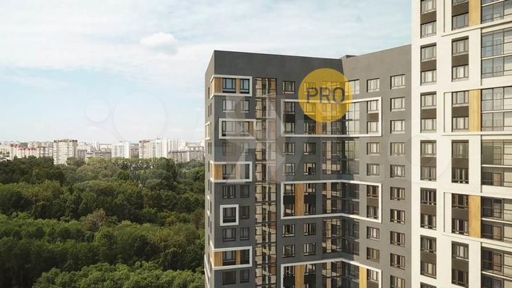 2-к. квартира, 58,7 м², 12/25 эт.