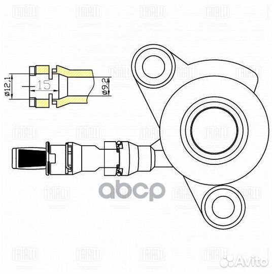 Подшипник выжим.geely emgrand X7 /chery tiggo 1