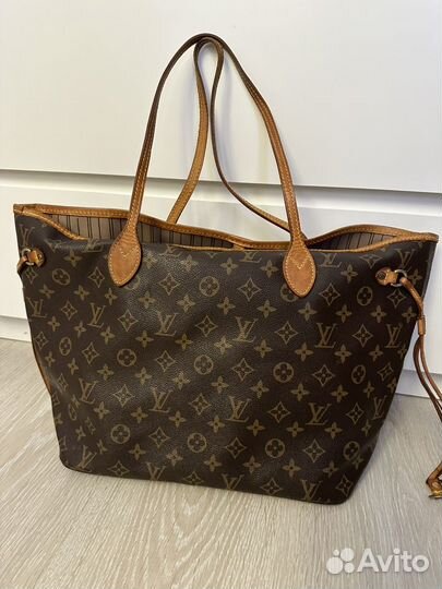 Сумка шопер Louis Vuitton Neverfull оригинал