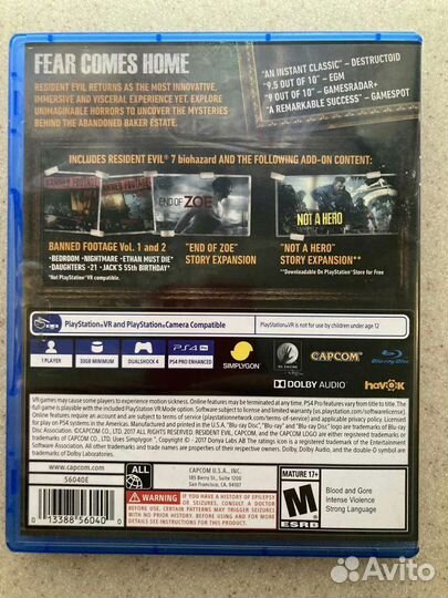 Resident Evil 7 gold edition