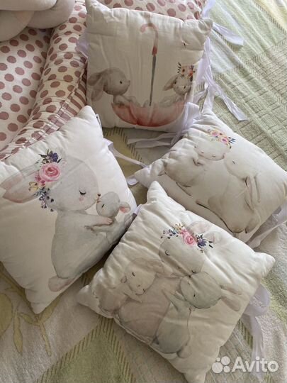 Бортики на кроватку