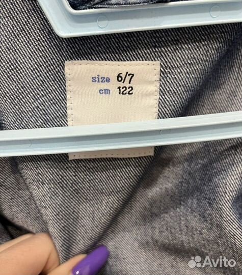 Джинсовый костюм 116-122 размер