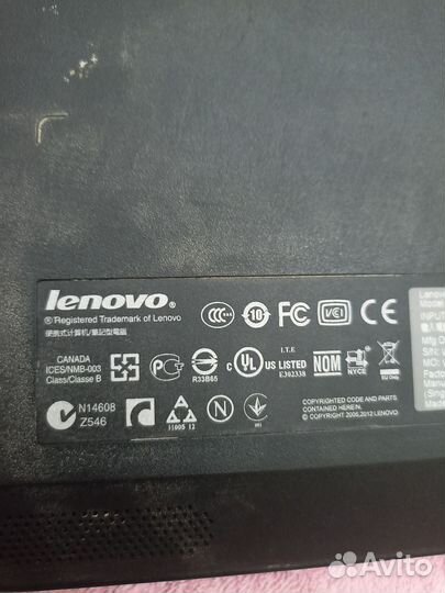 Ноутбук lenovo на запчасти
