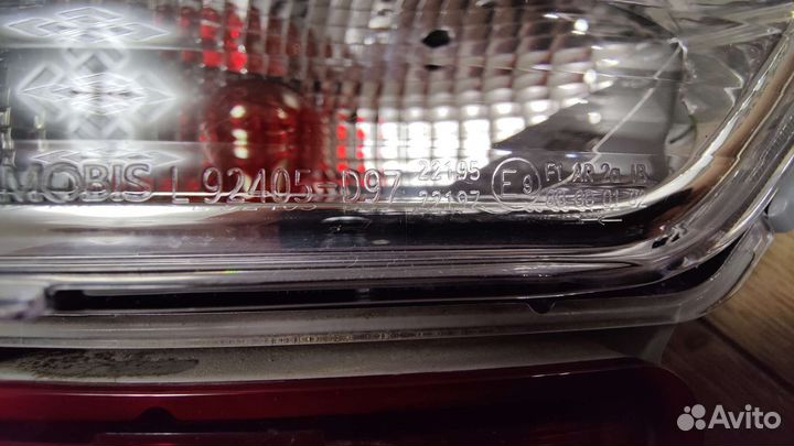 Фонарь Kia Sportage 4 задний левый
