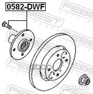 Ступица передняя 0582-DWF Febest