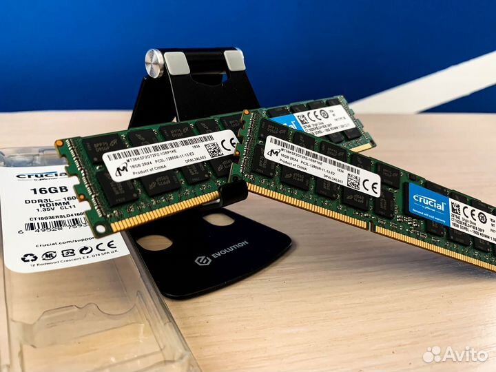 Модуль памяти Crucial 16GB DDR3L ECC rdimm