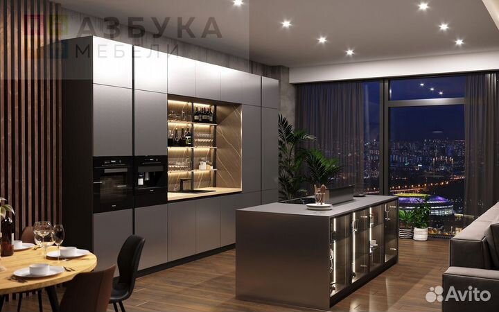 Модные кухни. Кухонные гарнитуры на заказ