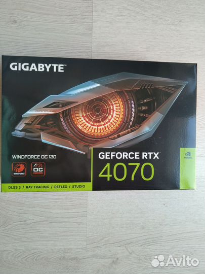 RTX 4070 Gigabyte windforce oc Новая
