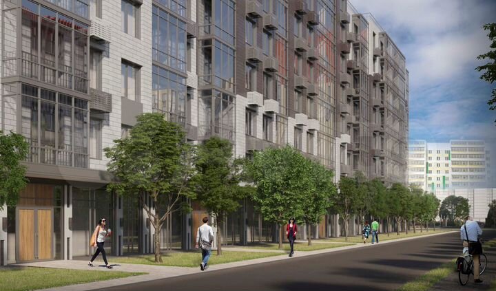 2-к. квартира, 63,9 м², 2/17 эт.