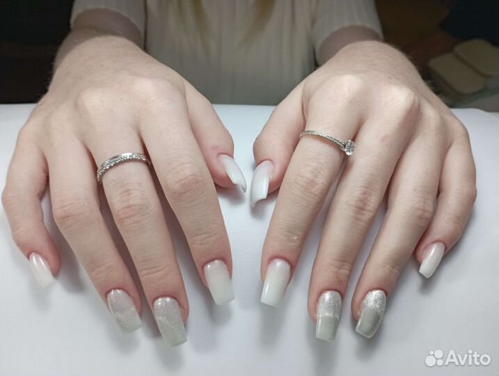 Наращивание 500 Коррекция 500 Маникюр 300