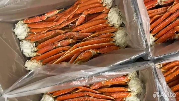 Краб волосатик, Мясо краба стригуна, камчатского