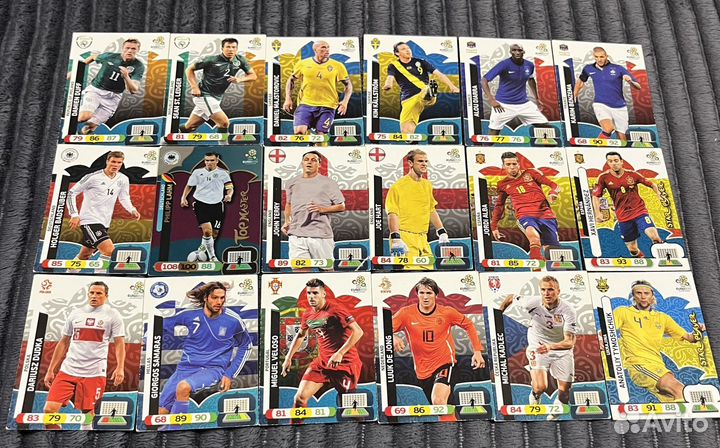 Карточки euro 2012 adrenalyn xl panini