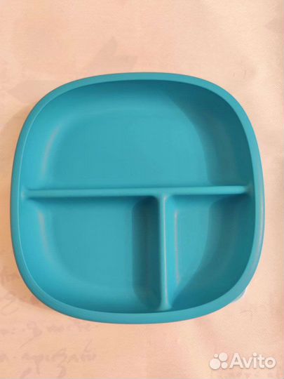Тарелка детская HUK и силиконовая