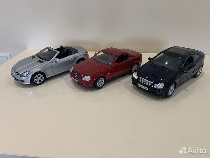 Модели mercedes 1/18