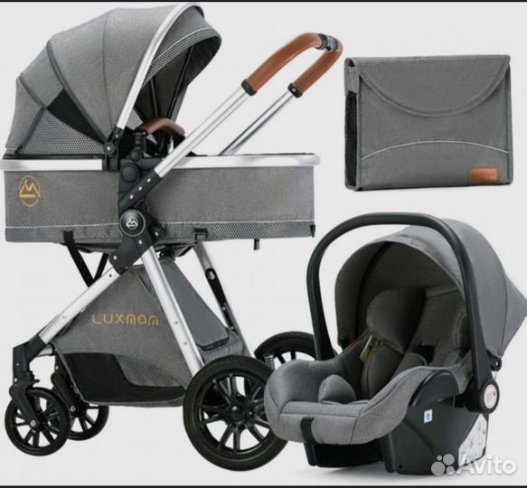 Коляска luxmom 3 в 1