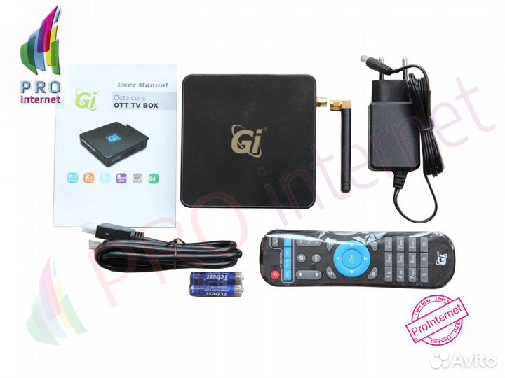 Мощная 8-ядерная iptv Приставка GI912