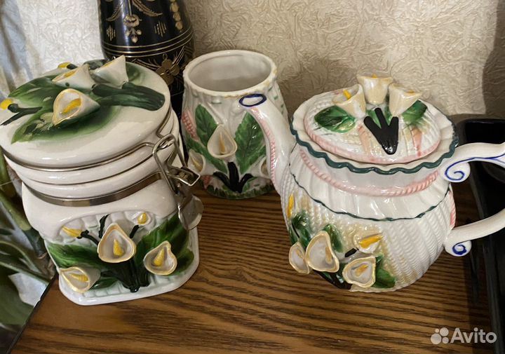 Набор из трёх предметов - керамика ручная работа