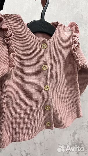 Кардиган вязаный h&m 80
