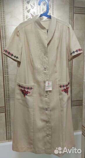 Халат женский с мордовским орнаментом