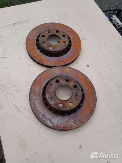 Диск тормозной передний Opel Vectra b Опель вектра