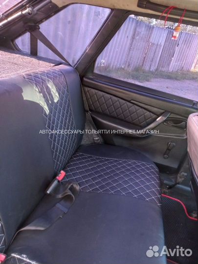 LADA 2109/2114 чехлы экокожа ромб/сер.ст