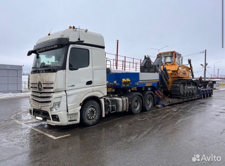 Низкорамный трал перевозка негабарита