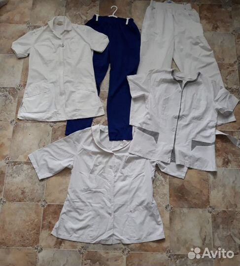 Медицинские халаты пиджаки и костюм размеры разные