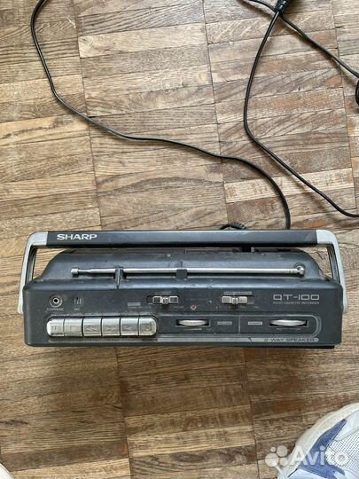 Магнитола sharp qt-100z(gy)