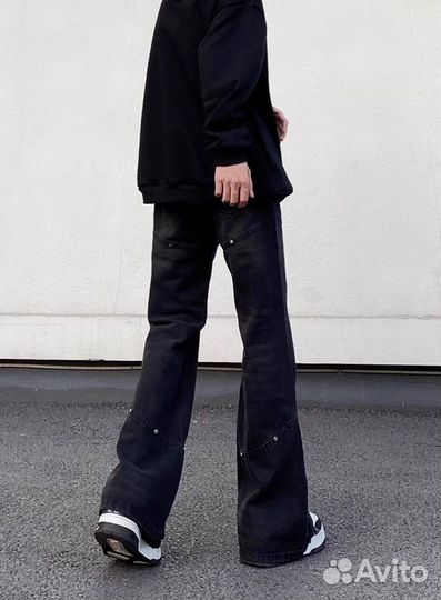 Джинсы Клеш Amiri Jaded Type