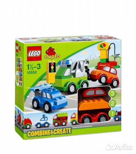 Lego duplo мои первые машинки
