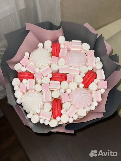 Съедобные букеты из зефира,фруктов,маршмеллоу