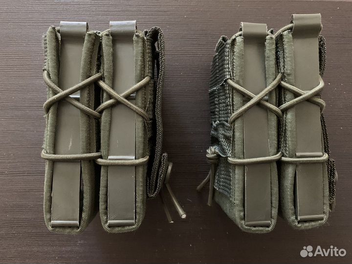Подсумки Фаст Двойные для м-на ак, Олива, 2 шт
