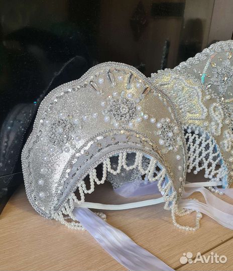 Кокошник для Снегурочки