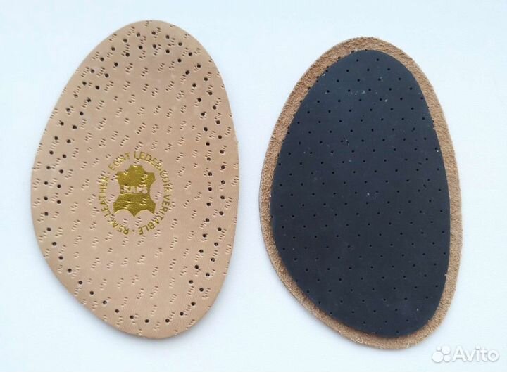 Полустельки из кожи 