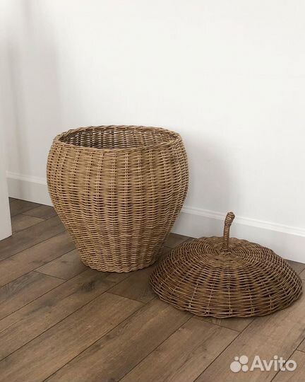 Корзина Желудь плетеный