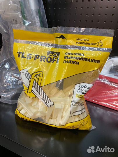 Система выравнивания TLS-Profi,Клин белый 100шт