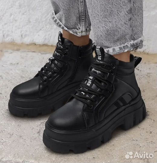 Ботинки женские зимние экокожа 36 размер новые