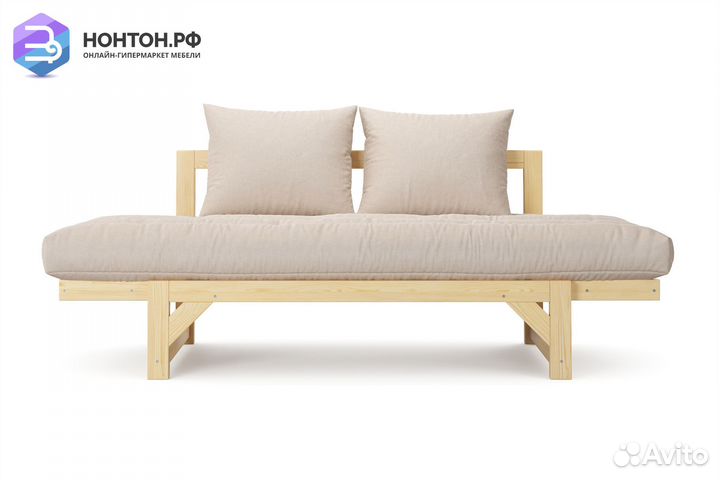 Диван Амбер рогожка Laguna бежевый