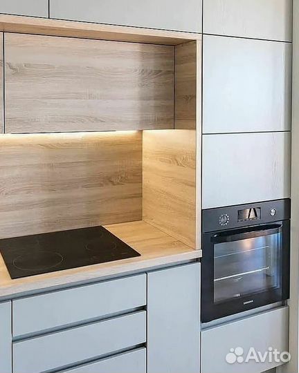 Угловая кухня из мдф на заказ под ключ Москва