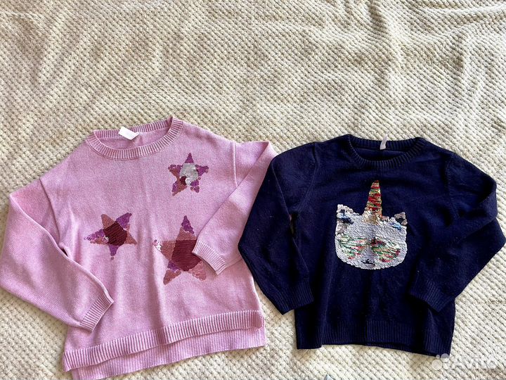 Вещи пакетом на девочку 110 116