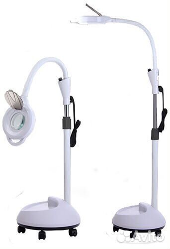 Лампа лупа напольная