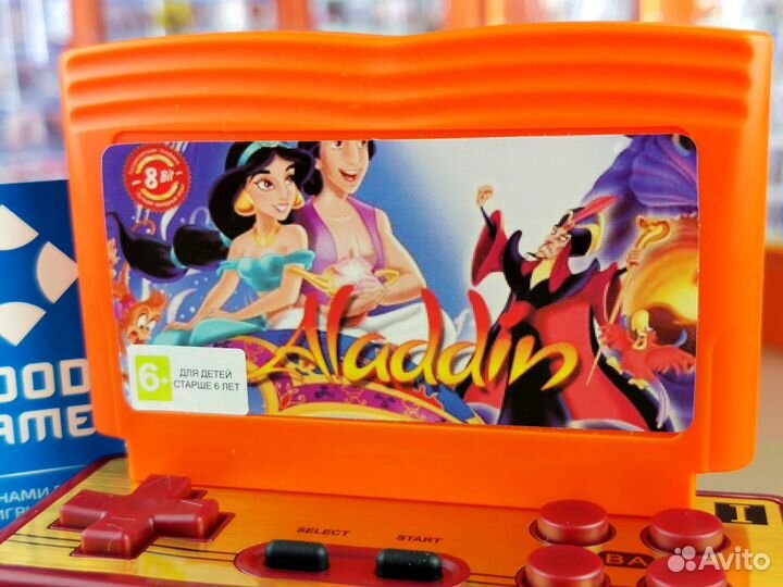 Денди 8-bit. Картридж Aladdin (Аладдин). Новый