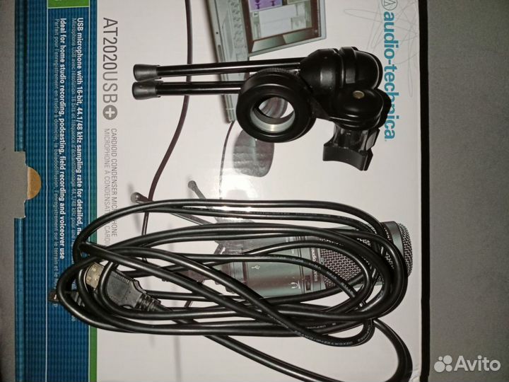 Студийный микрофон Audio-Technica AT 2020 USB+