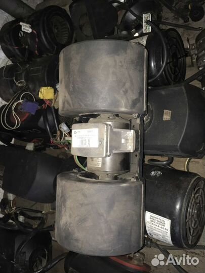 Вентилятор отопителя основной кабины ман Тга