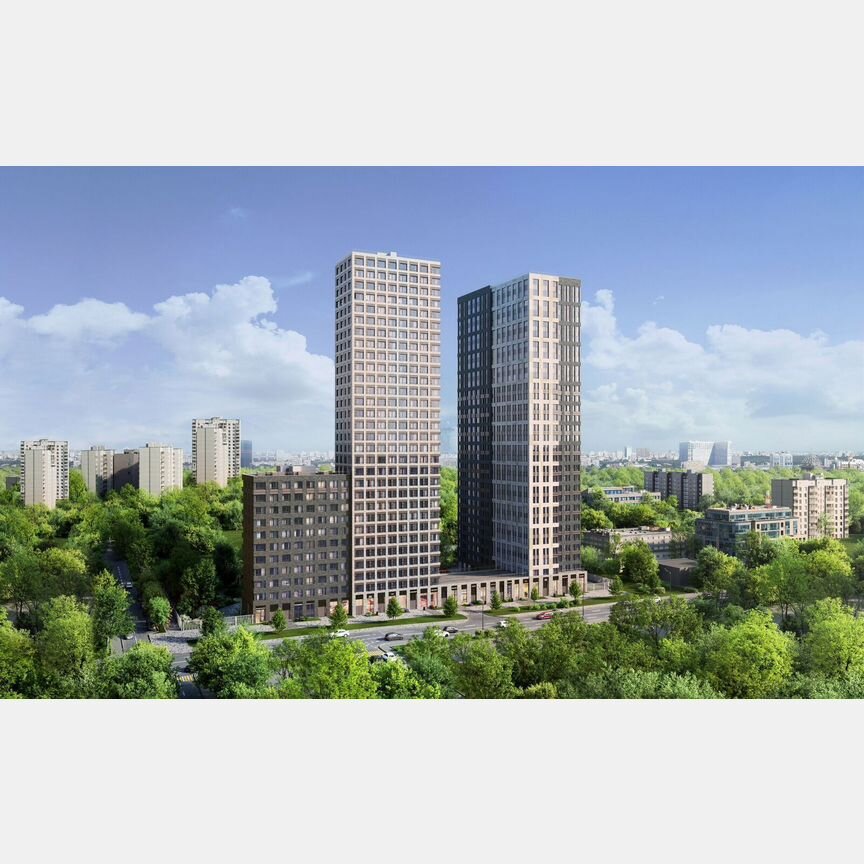 2-к. квартира, 61,4 м², 29/40 эт.