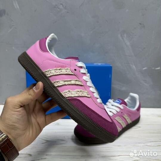 Кроссовки adidas samba OG pink mist