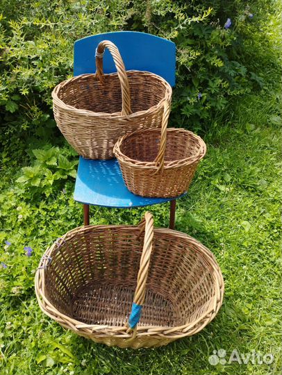 Корзинка плетенная СССР